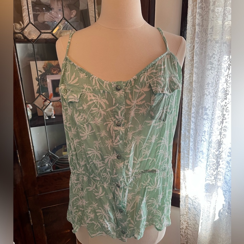Summer sleeveless blouse XL